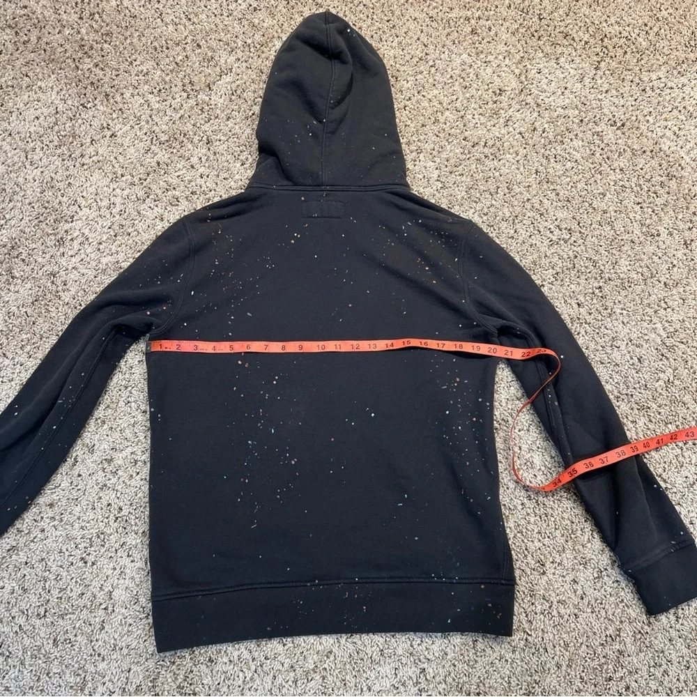 Abercrombie & Fitch Men's Black Speckled Hoodie - Picture 8 of 10